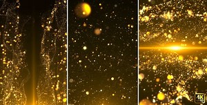 Gold Particle Backgrounds