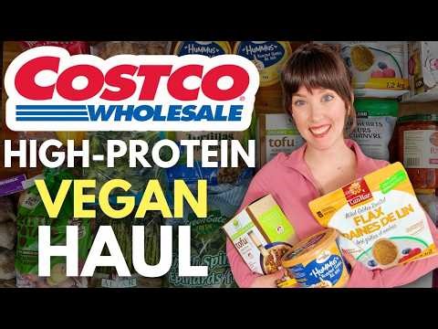 HEALTHY Costco Grocery Haul! 🛒 Vegan and High-Protein Groceries I Buy