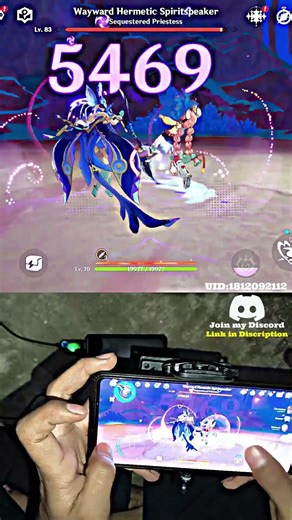 genshin impact 🥵 with hand cam #genshinimpact #handcam #genshinimpactgameplay #shorts