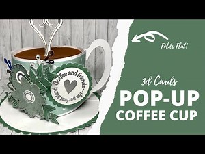 Pop Up Coffee Cup! | 3D Cards