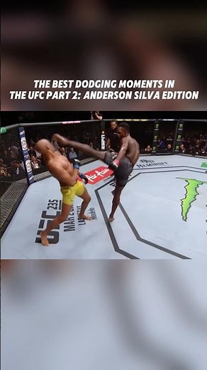 The BEST Dodging Moments In The UFC PART 2! Anderson Silva 🇧🇷Edition #mma #ufc #knockout