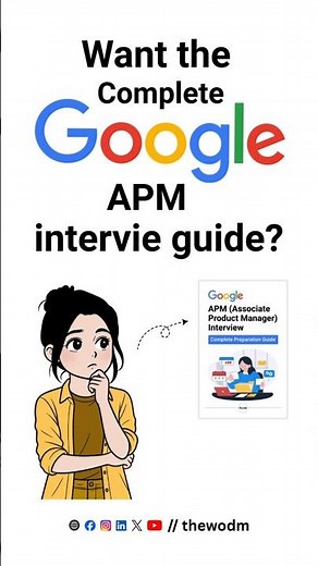 Want the complete Google APM interview guide thewodm