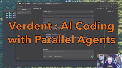 Verdent : AI Coding with Parallel Agents — Full Demo! | Julien SIMON