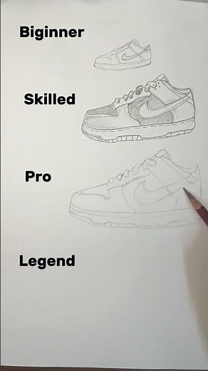 How to draw a nike Shoe Drawing: Beginner to Pro Levels | Step-by-Step Tutorial