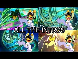 Lego monkie kid | all the intros | season 1,2,3,4 | spoilers season 4!!!!