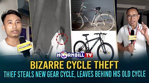 Bizarre Cycle Theft: Steals New Gear Cycle, Leaves Behind His Old Cycle #CycleTheft #GerCycle #Steal #Chumoukedima | HornbillTV