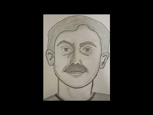 munsi premchand ji easy drawing step #respected #munsipremchand #youtubevideo #likesharesubscribe