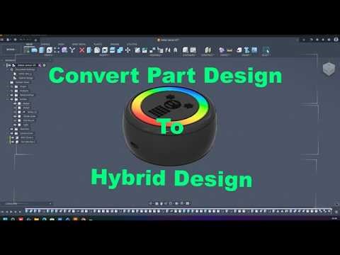Convert Part Design TO Hybrid Design Workflow In Fusion 360 | Autodesk Fusion 360