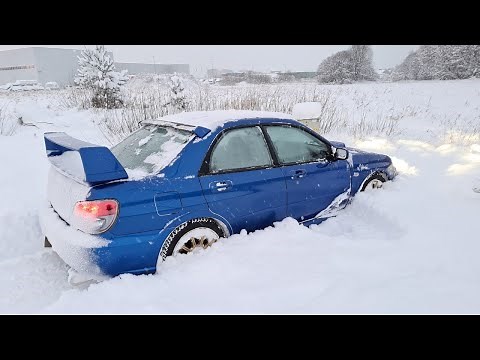 Subaru AWD/4WD Deep Snow Testing (WRX STI)