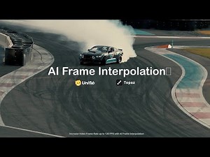 【Effect Comparison】Topaz Video AI Frame Interpolation & UniFab Smoother AI