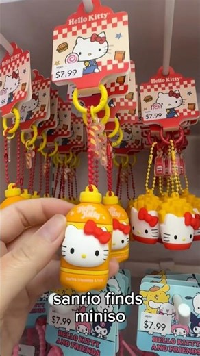 new #hellokitty #sanrio #kawaii #cute #keychain #charm #mini #shorts #fyp #bagcharm #red #food