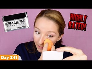 Dermablend Loose Setting Powder Review | Day 241 of Trying New Makeup Every Day