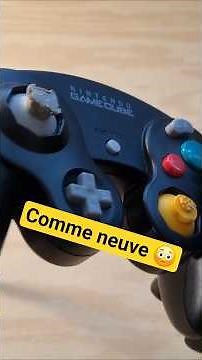 Rescue of a chewed-up GameCube controller! 🕹️✨ #gamecube #nintendo #retrogaming #gaming #repair