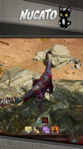 Citipati chased by Daspleto in the herd | Path of Titans #dinosaur #nucato #gameplay