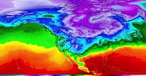 North American Temperature Weather Map Shows Stock Footage Video (100% Royalty-free) 1102002037 | Shutterstock