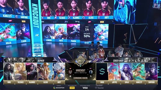 M7 World Championship Knockout Stage ရဲ့နောက်ဆုံးနေ့ကို ရောက်ရှိလာပါပြီ။ ⚔️ ဒီနေ့ပွဲစဉ်တွေကတော့ အကြမ်းတမ်းဆုံးနဲ့ အမြိုင်ဆိုင်ဆုံး BO5 ပွဲစဉ်တွေ ဖြစ်လာတော့မှာပါ။ 🔥 တစ်သင်းတည်းကသာ Grand Finals ကိုတက်လှမ်းသွားနိုင်မှာဖြစ်လို့ ကိုယ်အားပေးတဲ့အသင်း တက်လှမ်းသွားနိုင်မလားဆိုတာ ဆက်လက်စောင့်ကြည့်ကြဖို့ မမေ့နဲ့နော်။ 💪 Mobile Legends: Bang Bang - MM ရဲ့ Official Channel တွေကို Follow ထားလိုက်ပါ။ ↴ 📌 Facebook: https://www.facebook.com/MobileLegendsGameMyanmar 📌 YouTube: https://www.youtube.com/@mobilele