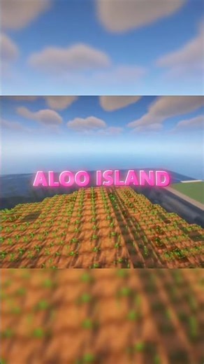Built an insane Potato Island in Minecraft SMP 🥔🏝️