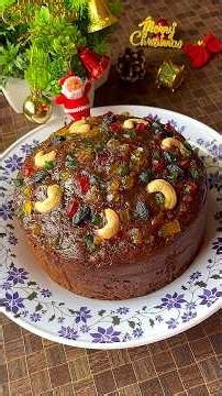 Christmas Plum cake recipe #plumcake #christmascake #shorts #youtubeshorts #viral #christmasrecipes