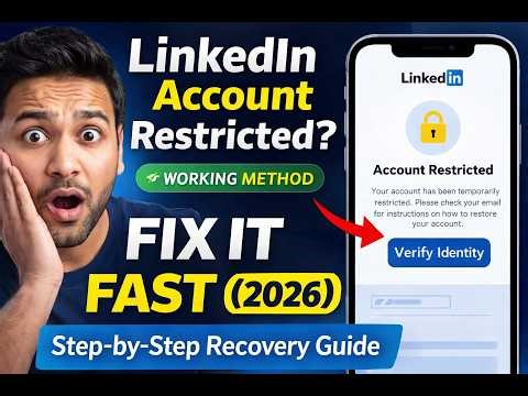 How to Recover Restricted LinkedIn Account (2026) | Step-by-Step Fix & Identity Verification Guide