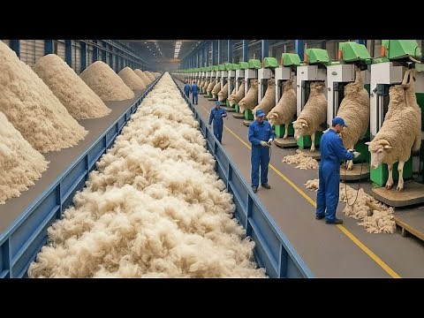 Comment c’est fait : La Laine — Du mouton au vêtement, un processus industriel incroyable !