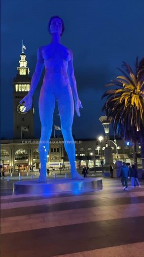 SAN FRANCISCO'S NEWEST 45-Foot-Tall Woman Statue, R Evolution