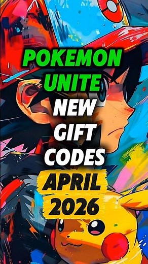 🎁 NEW Pokémon Unite Gift Codes April 2026 – Free Aeos Coins & Skins!#shorts #pokemonunite #viral