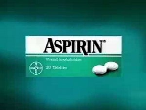Aspirin Werbung