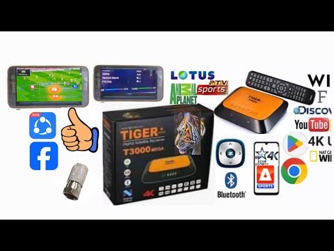 Tiger T3000 Mega 4k Android Air Sync Z Remote Supported Full Review