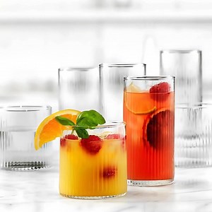 ✨ Introducing the Pulse Glassware Set – Style Meets Functionality! ✨ Add a modern touch to your kitchen with our sleek Pulse Ribbed Glassware Set. This set of 12 glasses features a sophisticated ribbed design that effortlessly elevates your dining experience, whether it’s a casual meal or a special occasion. Durable, versatile, and oh-so-stylish, these glasses are the perfect blend of form and function for any table. Refresh your kitchen with a design that turns everyday moments into stylish cel