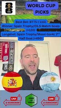 Spain vs Argentina Best Bets | World Cup Final Predictions #worldcup2026 #spain #argentina