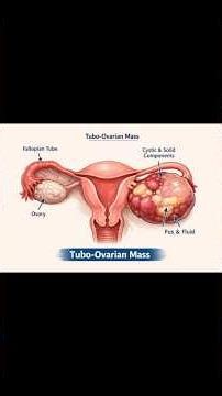 She thought it was just period pain… but it was a Tubo-Ovarian Mass.#curable #obgyn #tuboovarianmass