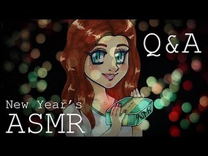 ASMR New Year's Q&A My Patrons ask the questions (🎧 soft spoken/whisper, fluffy mic sounds )
