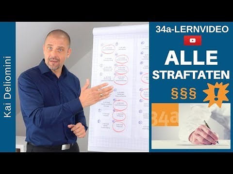 Diese STRAFTATEN muss man kennen! (34a-Prüfung, FKSS)