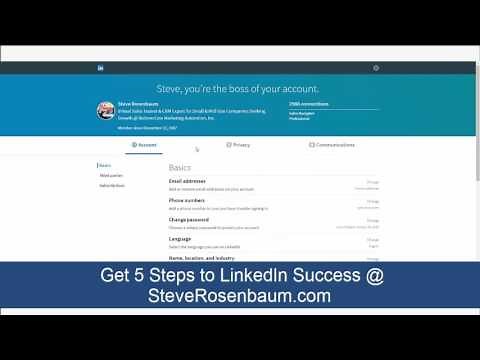 How to Export your LinkedIn Contacts