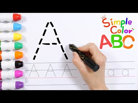 How to teach children to write and read the alphabet over and over again in a fun way - Classes 1412