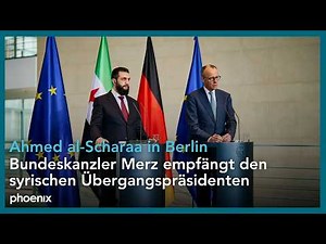 Bundeskanzler Friedrich Merz trifft den syrischen Übergangspräsidenten Ahmed al-Scharaa | 30.03.2026