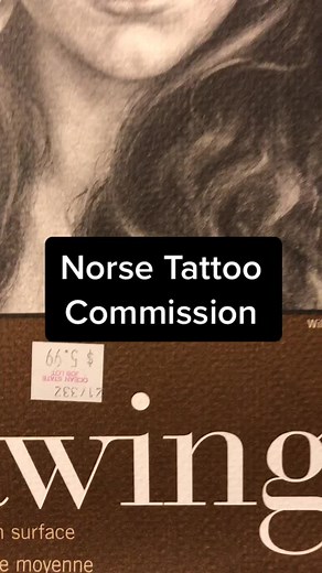 Norse Compass Tattoo Featuring Geri & Freki - Artober Inspiration