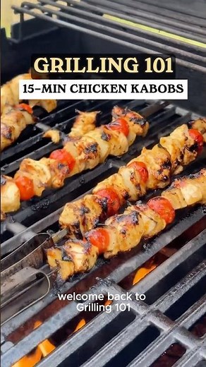 Grilling 101: Easy BBQ Chicken Kabobs in 15 Minutes