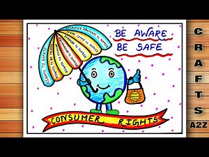 World Consumer Rights Day Drawing | Consumer Rights Day Poster | World Consumer Rights Day Chart