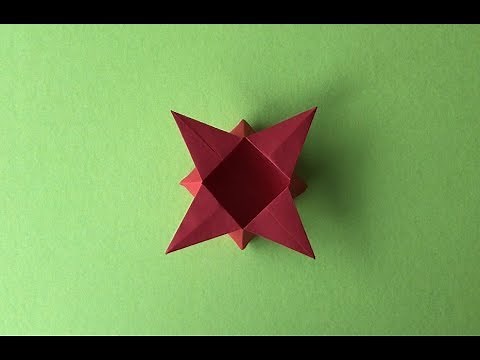 DIY Origami Sternbox falten