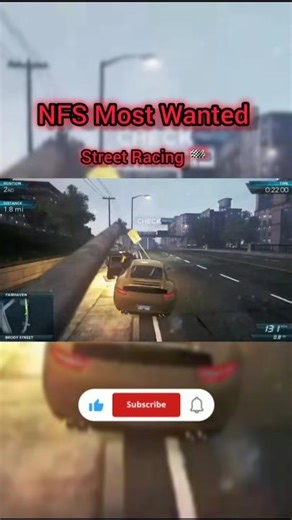 ⚡ High Speed Street Racing Action | NFS Most Wanted Intense Gameplay P1 #shorts #nfs #nfsmostwanted