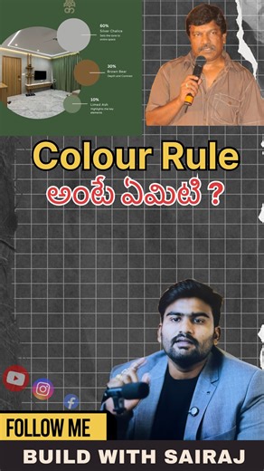Build with Sairaj on Instagram: "The 60-30-10 rule is a design principle, particularly in interior design and UI design, that suggests using a dominant color (60%), a secondary color (30%), and an accent color (10%) to create a balanced and harmonious color scheme. Here’s a breakdown: 60% - Primary/Dominant Color: This is the foundation of the color scheme, often used for large areas like walls, flooring, or main furniture. 30% - Secondary Color: This color provides contrast and visual interest,