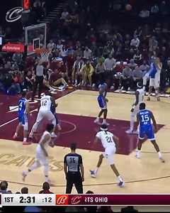 Knocked down five first quarter triples. 🎯 #LetEmKnow | Cleveland Cavaliers
