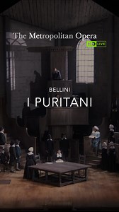 Thrilling vocals take the stage in a gripping new production of Bellini’s I Puritani. Live in cinemas 10 January. | The Metropolitan Opera