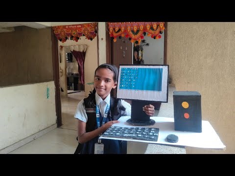 Computer Keyboard and Mouse Model – Creative School Project || manshi Vlogs 5G