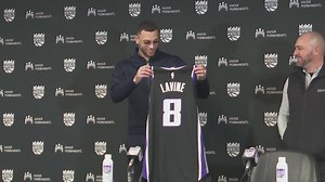 Sacramento Kings introduce Zach LaVine