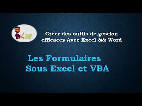 Tutoriel Excel vba: Créer un formulaire