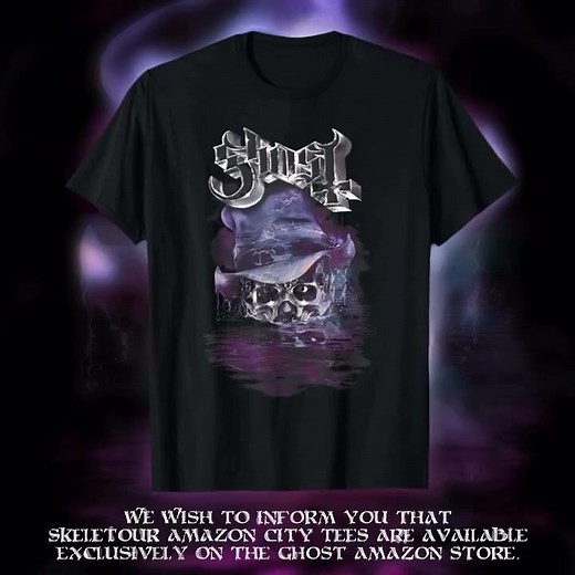 Ghost Band Merch Tour 2025 Event Tee Collection #GhostBand #GhostMerch