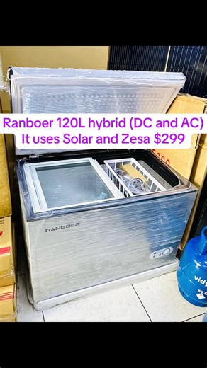 Ranboer 120L Hybrid Fridge: Solar and AC Power