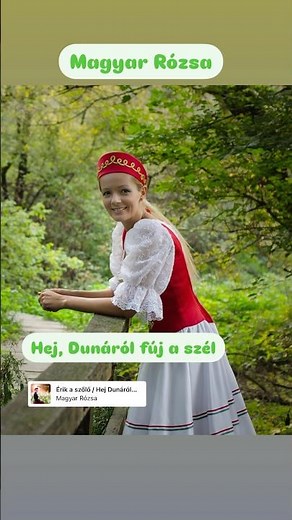 Magyar Rózsa - Hej, Dunáról fúj a szél #hungary #hungarian #mulatós #népdal #tavasz #falunap